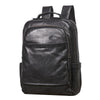 Men’s Leather Backpack with Trolley Sleeve Travel Laptop