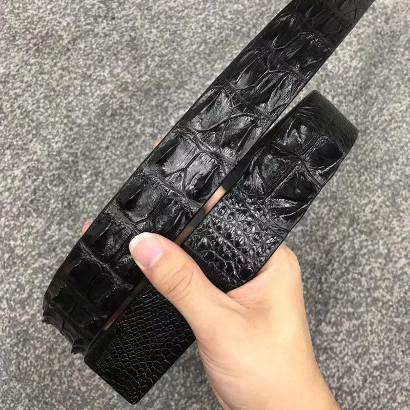 Handmade Genuine crocodile leather belt