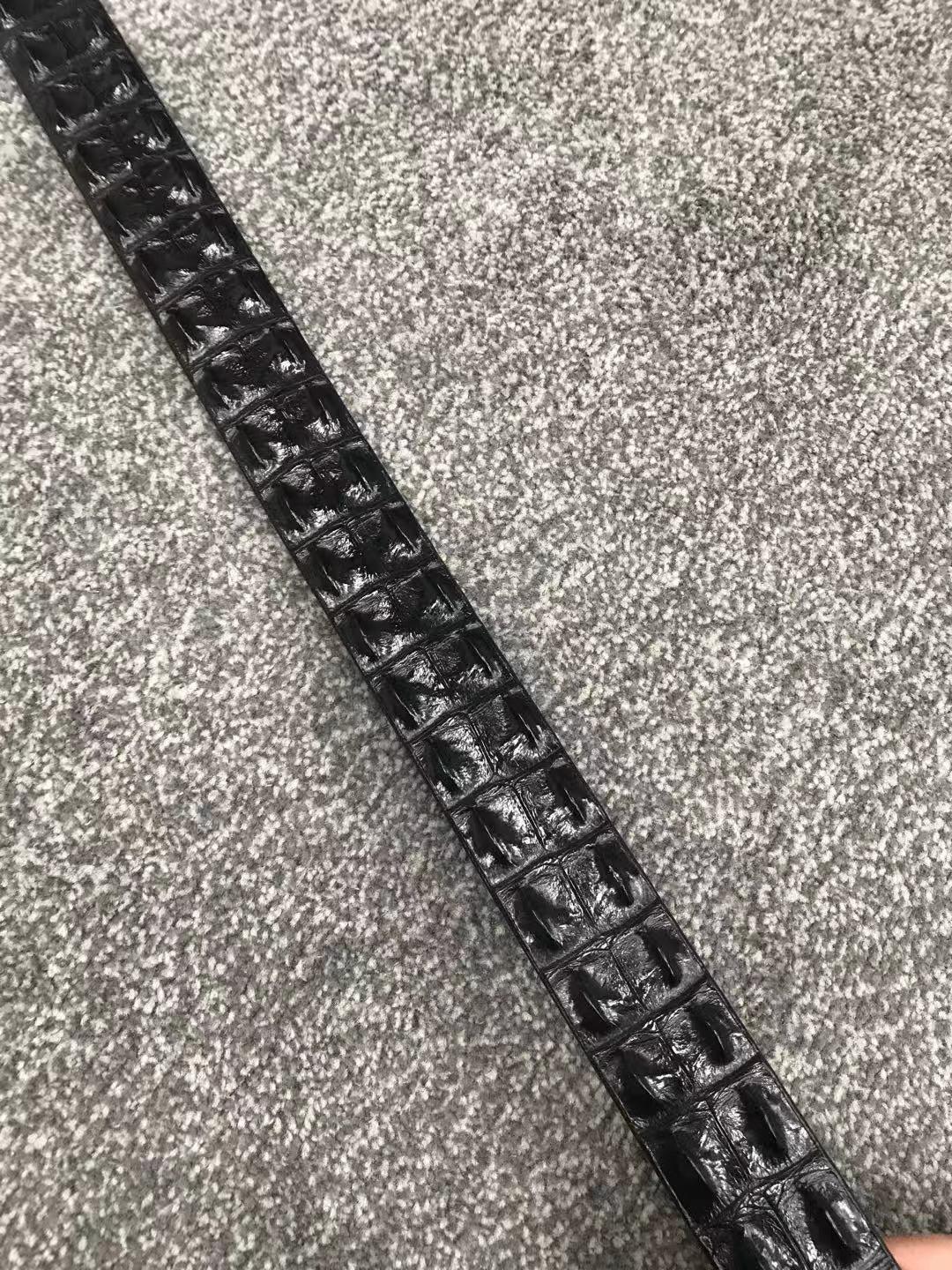 Handmade Genuine crocodile leather belt