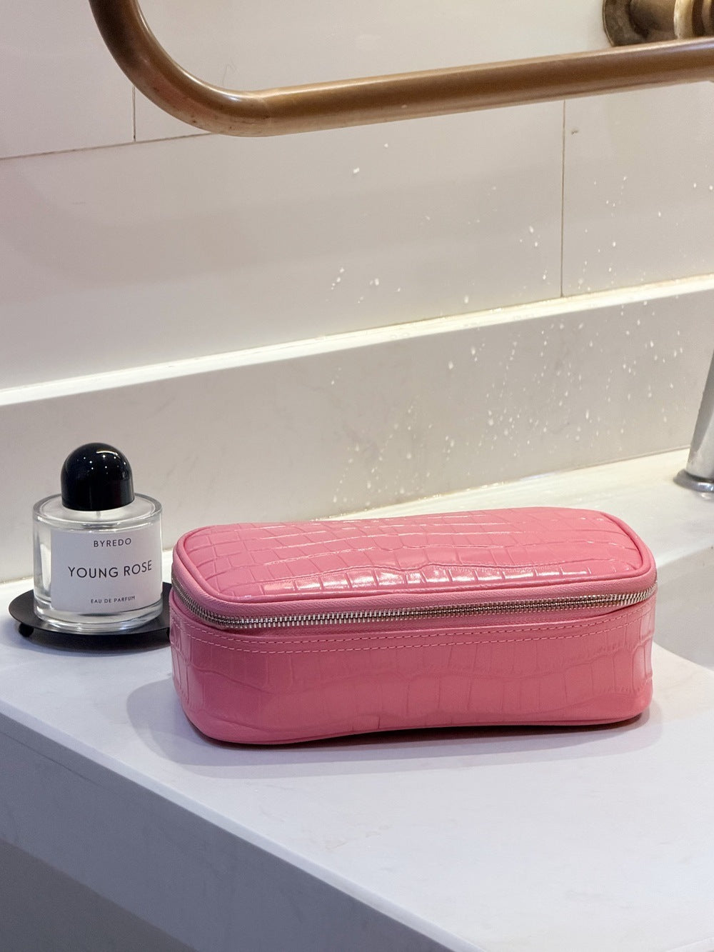 Women’s Genuine Leather Cosmetic Bag