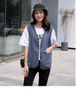 denim sleeveless jean vest