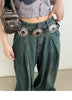 Women’s Faux Leather Western Concho Belt