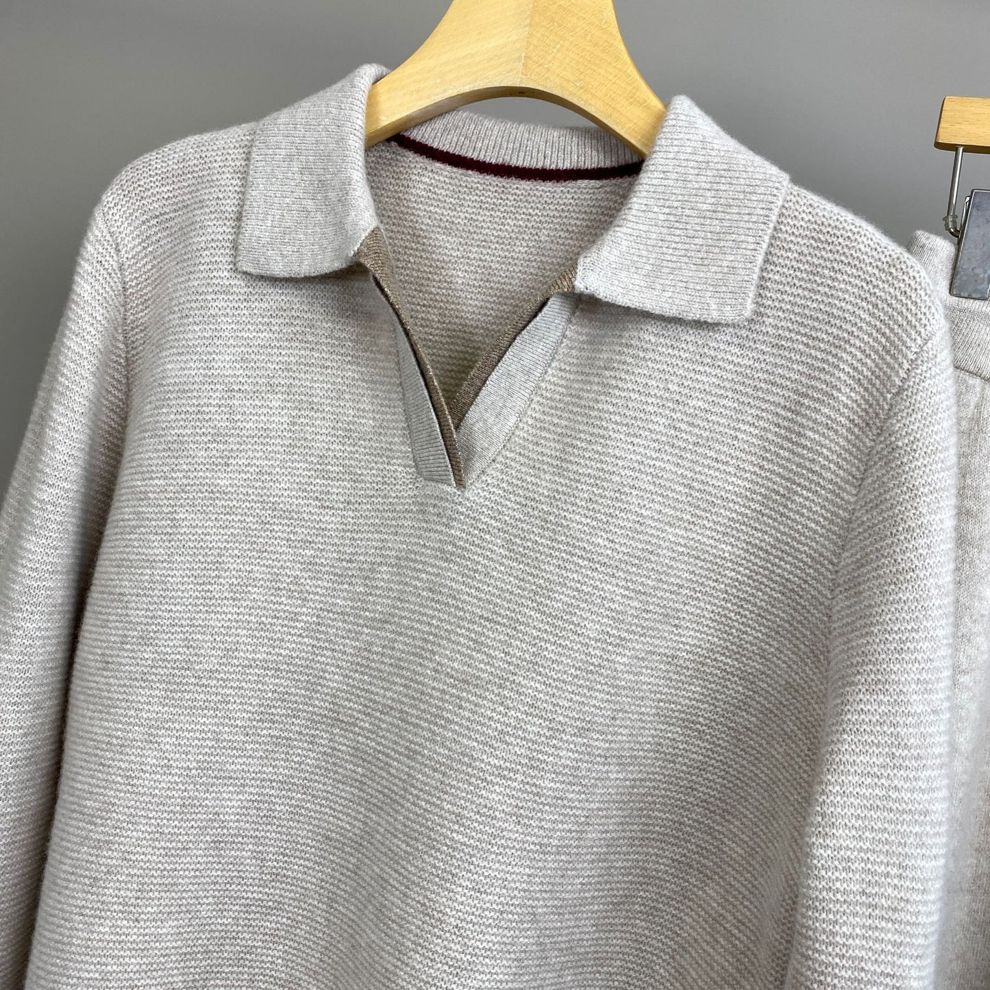 Women’s Real Cashmere Sweater and Pants Lounge Set