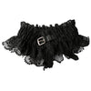 Women’s Wide Lace Waist Belt with Elastic Back Design