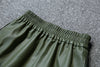 Genuine Leather Skirt High Waisted Short Mini Skirt