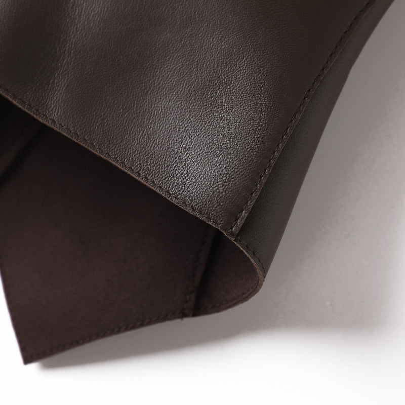 Brown Leather Slimming Vest For Women Slim Waist Suspender
