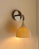 Modern Pleated Bedroom Wall Light Fixture