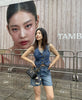 women sleeveless denim cropped vest casual
