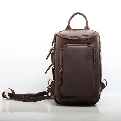 Genuine Leather Crossbody Belt Bum Bags