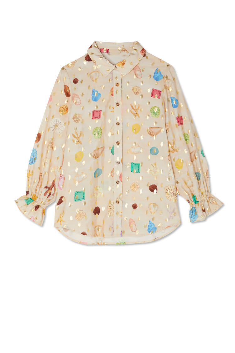 Women’s Linen Country Concert Shirt & Shorts Set