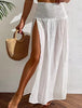 Swim Summer Beach Split Thigh Cover Up Skirt