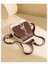 Small Leather Designer Backpack Purse for Women