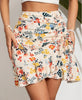 Ruched Ruffle Mini Skirt Summers