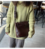 Women Leather Messenger Crossbody Purse