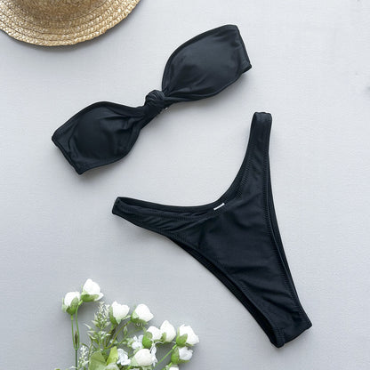 Strapless Bandeau Bikini Set