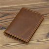 Men’s Crazy Horse Leather Card Holder Wallet in Cowhide