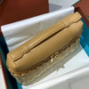 Handwoven Rattan and Leather Crossbody Summer Bag