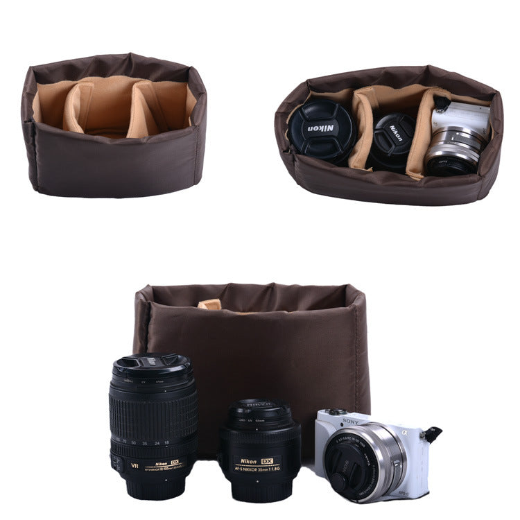 Canvas Camera Bag for DSLR and Mirrorless Cameras with Padded Insert