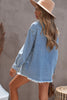 Oversized Washed Denim Jacket Women Streetwear