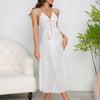 white sheer lace nightgown slip dress