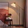 Fishing arm retro floor lamp for reading