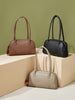 Women's Leather Shoulder Bag with Long Strap