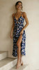 Sweet floral suspender maxi dress for women summer 5 S