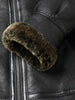 Men’s Sheepskin Shearling Fur-Lined Winter Coat