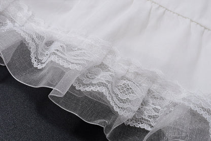 women's ruffled long frilly skirts