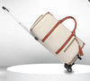 Garment Bag with Wheels for Convertible Suit Travel Storage