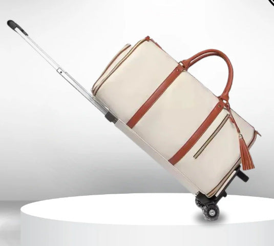Garment Bag with Wheels for Convertible Suit Travel Storage
