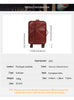 Genuine Leather 20 Inch Airline Cabin Trolley Bag Luggage