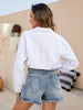 Full Sleeve Cropped Denim Jacket
