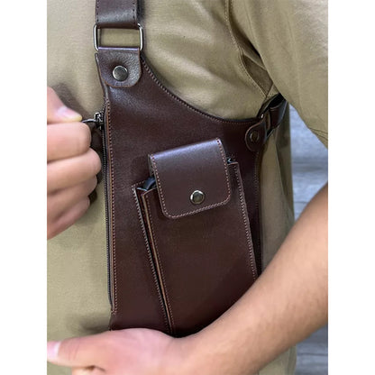 Faux Leather Anti Theft Shoulder Holster Bag Cosplay