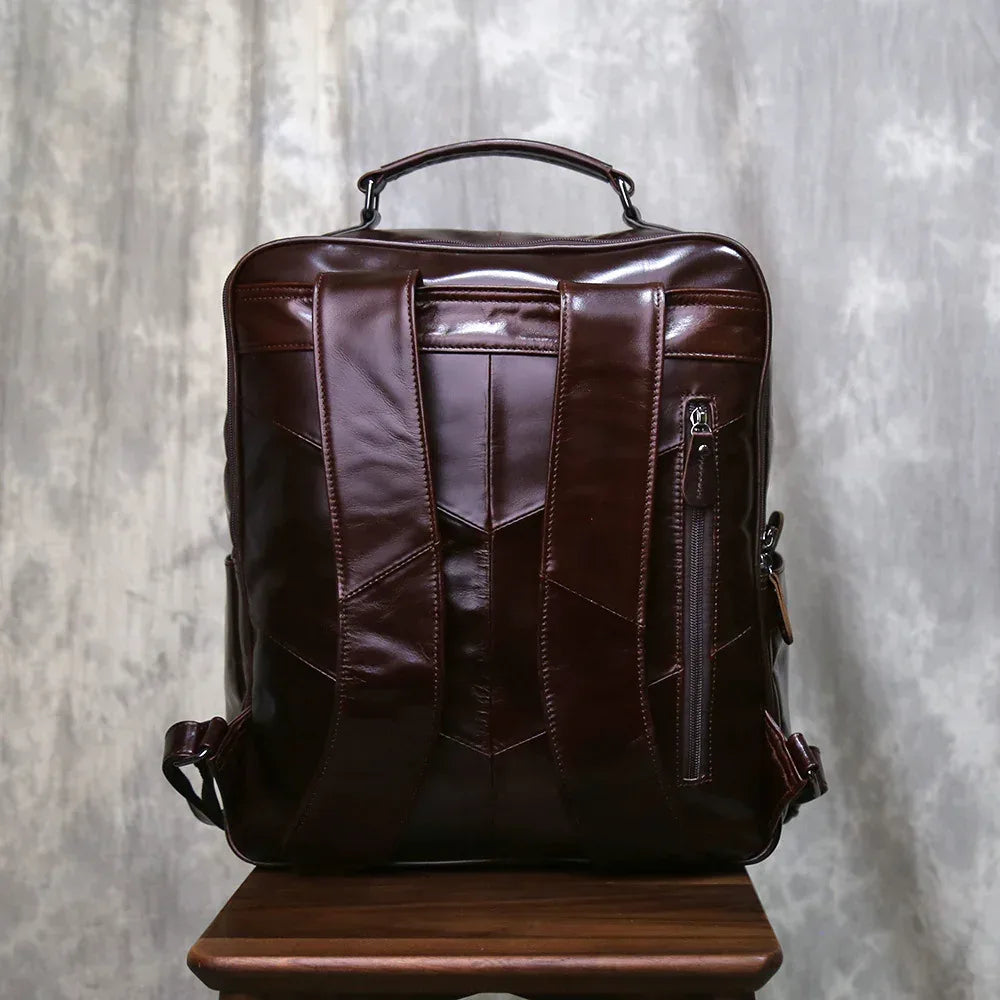 Real Exotic Leather Backpack Laptop