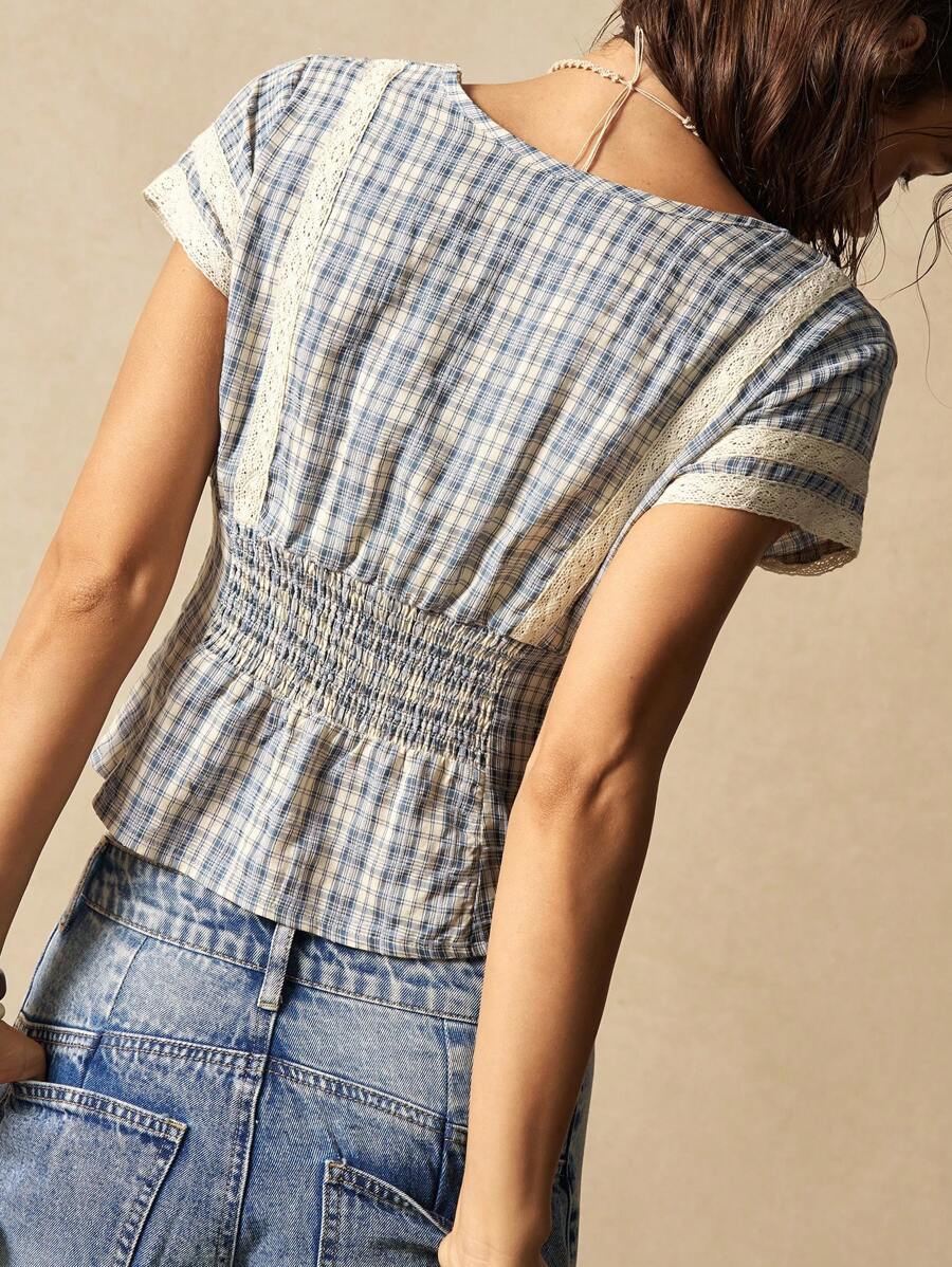 Short Sleeve Lace top