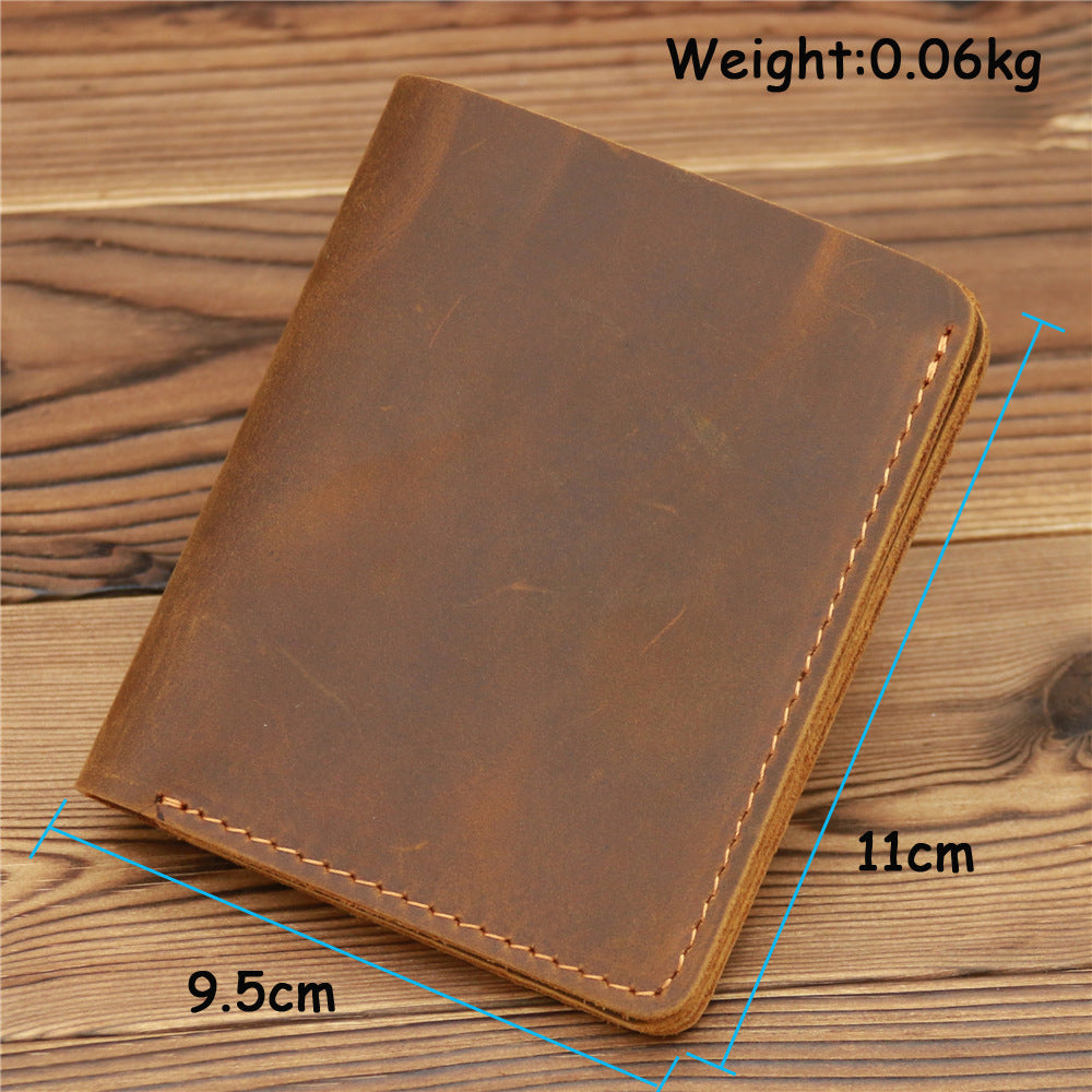 Men’s Leather Bifold Card Holder Wallet