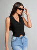 Women Causal Work Vest Blazer