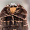 In Stock Women’s Natural Rabbit Fur Coat Winter Jacket