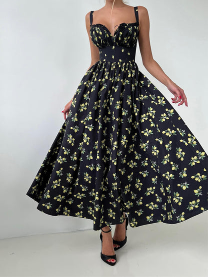 Side Split Maxi Dress Floral Off Shoulder Beach Outfit