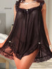 Sheer lace trim sleeveless camisole dress 4 S
