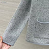 Women Genuine Cashmere Button Jacket Cardigan Coat