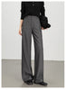 Women casual pants with high waist drape