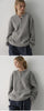Facade pattern alpaca wool sweater women