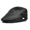 Men’s Genuine Leather Duckbill Cap in Top-Grain Cowhide