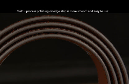 Men’s Leather Belt with 3D Dragon Buckle