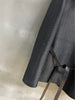 Women Hand Woven Leather Jacket with Open Front Belt