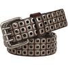 Studded Leather Belts with Rivets Western Cowboy