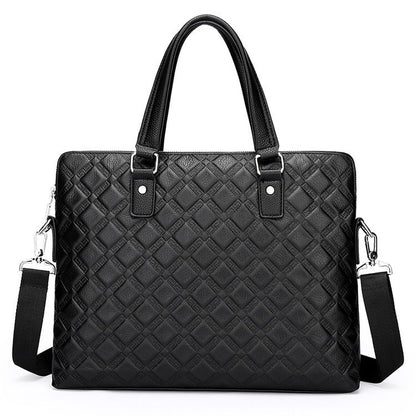 Genuine Leather Briefcase Bag Office Causal