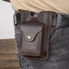 Men’s Leather Waist Bag with Phone Holster